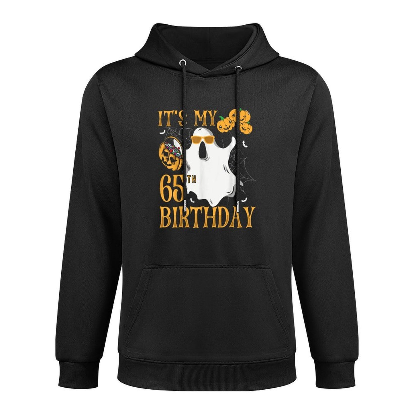 Happy Halloween Its My 65th Birthday Funny 65 Years Old Adjustable Hood Hoodie