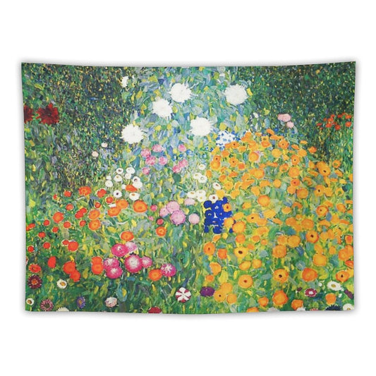 Flower Garden by Gustav Klimt Tapestry