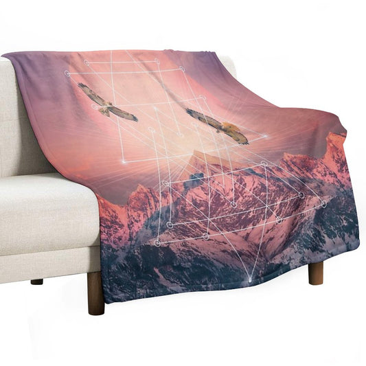 Find The Strength To Rise Up Throw Blanket