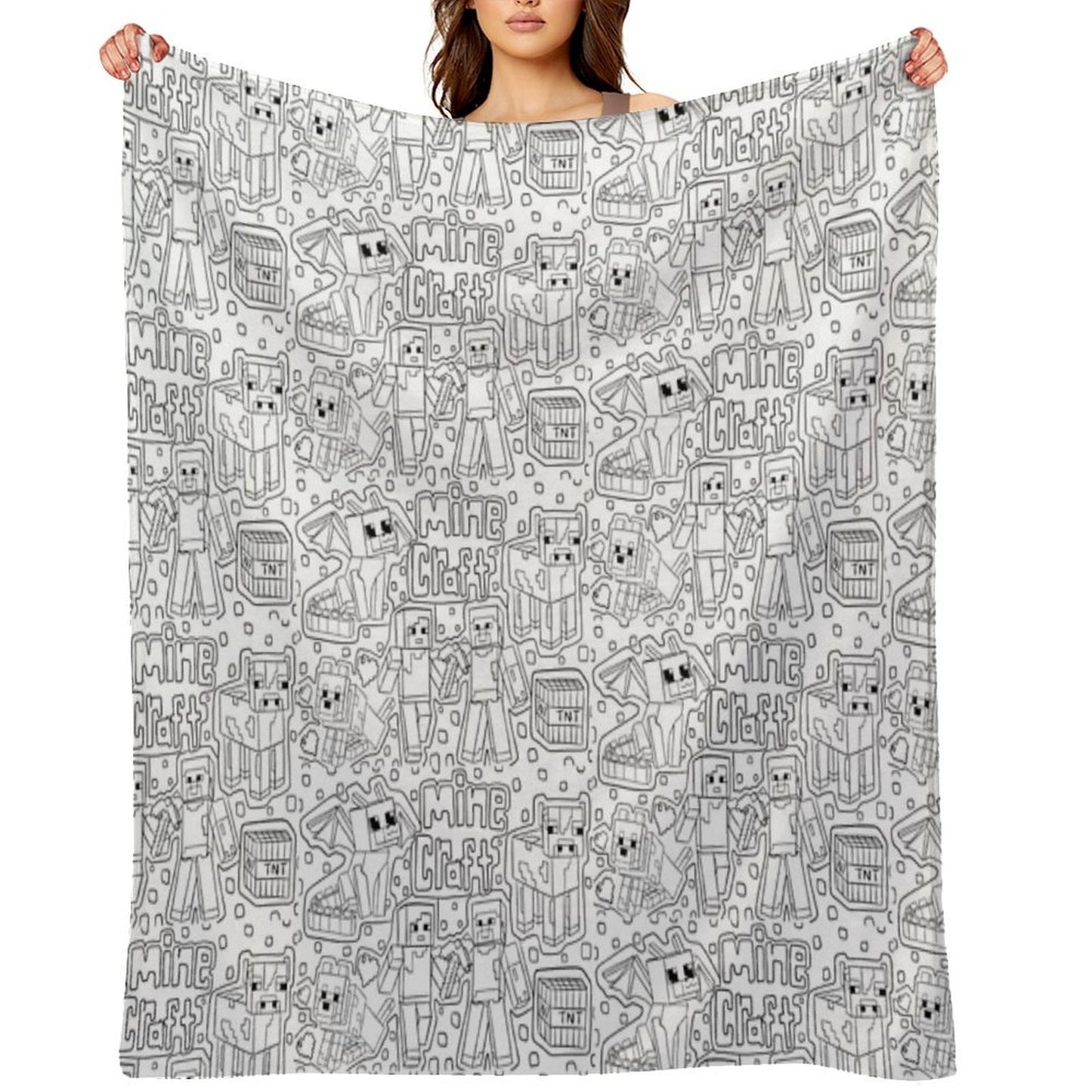 Minecraft Throw Blanket