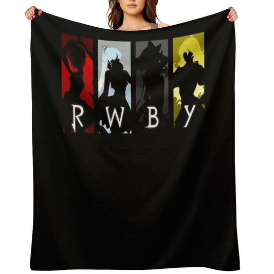 RWBY Silhouette Classic Throw Blanket