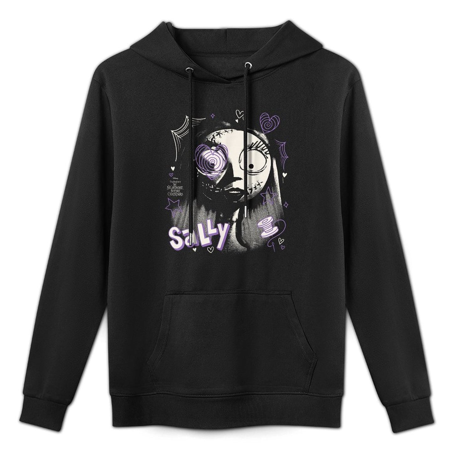 Nightmare Before Christmas - Sally Face Oversized Shrink-Resistant Hoodie