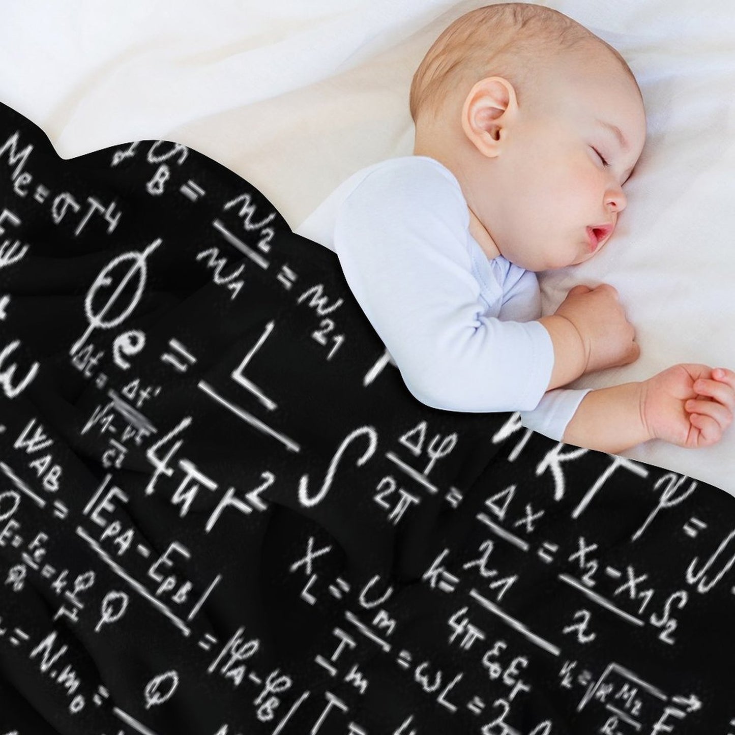 Physics Equations Throw Blanket