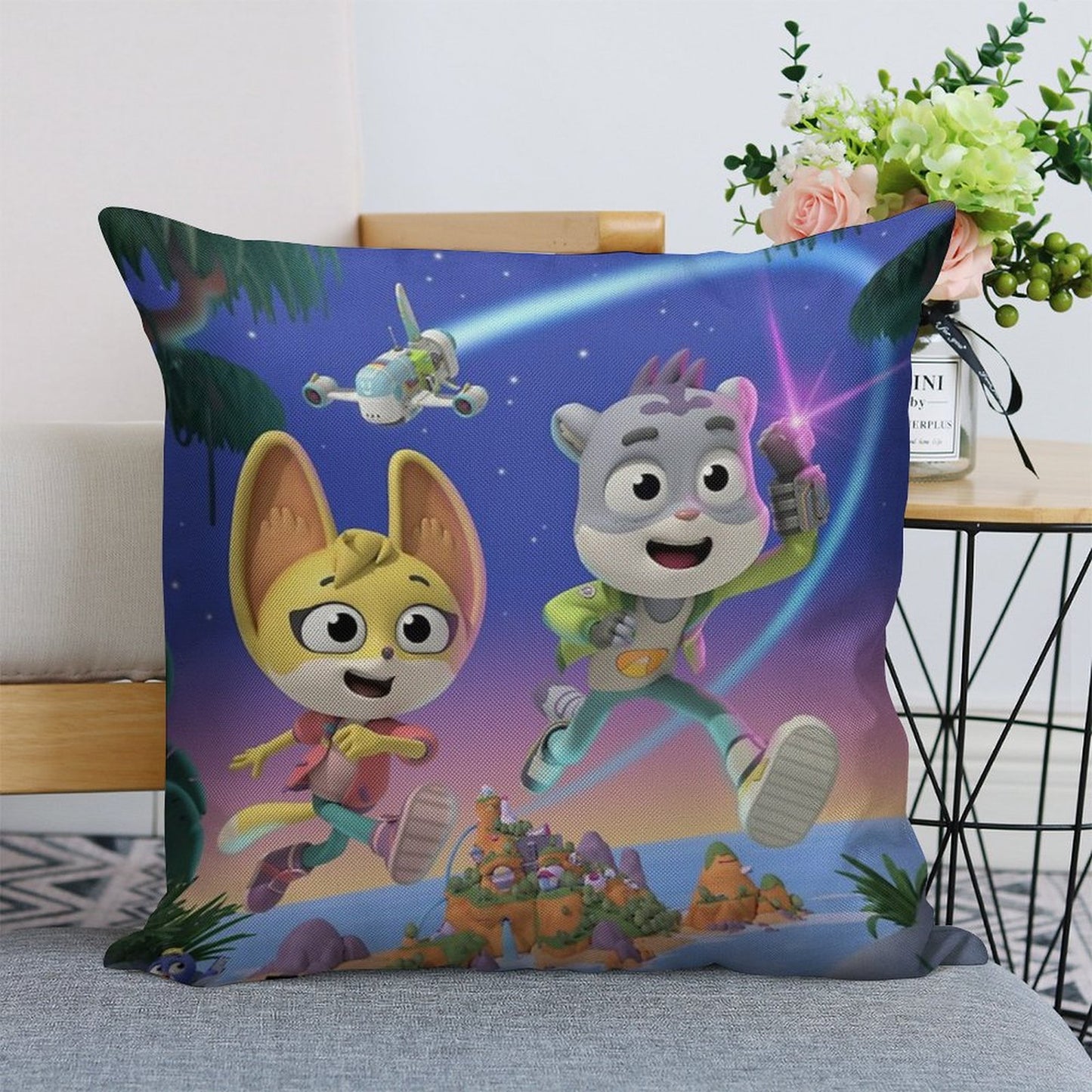 The Creature Cases Linen Throw Pillow Cover