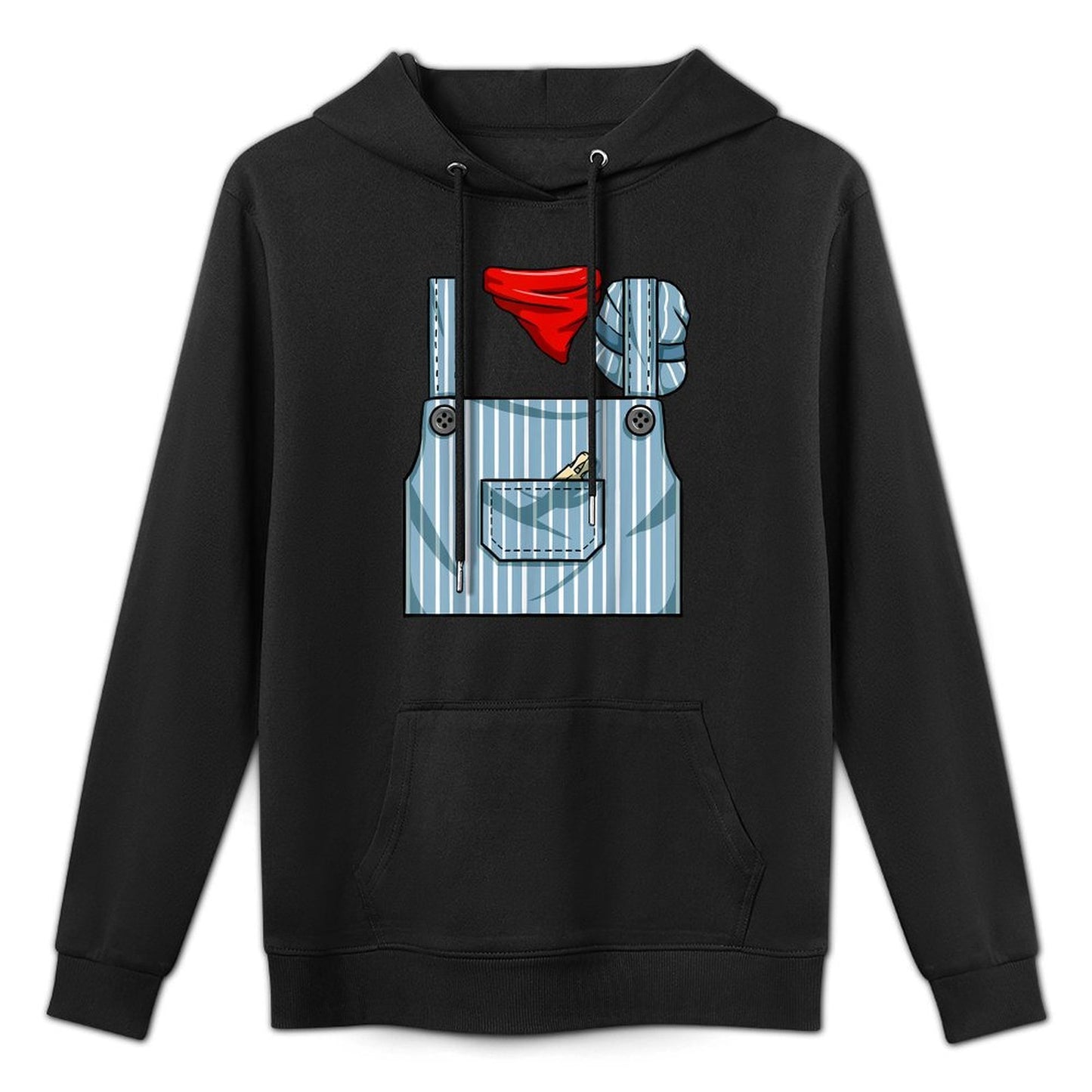 Train Engineer Conductor Costume Halloween Train Engineer Kangaroo Pocket Hoodie