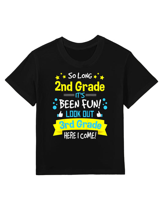 So Long 2nd Grade Here I Come 3rd Grader Graduation Gifts Kids T-Shirt