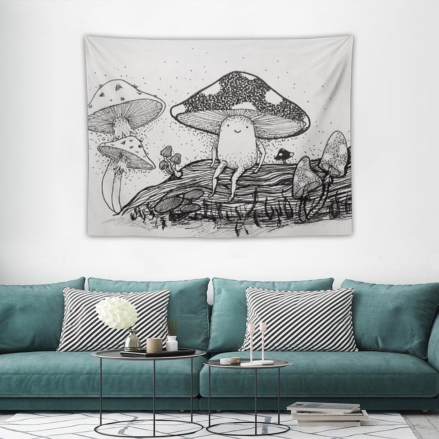 Little Mushroom Tapestry