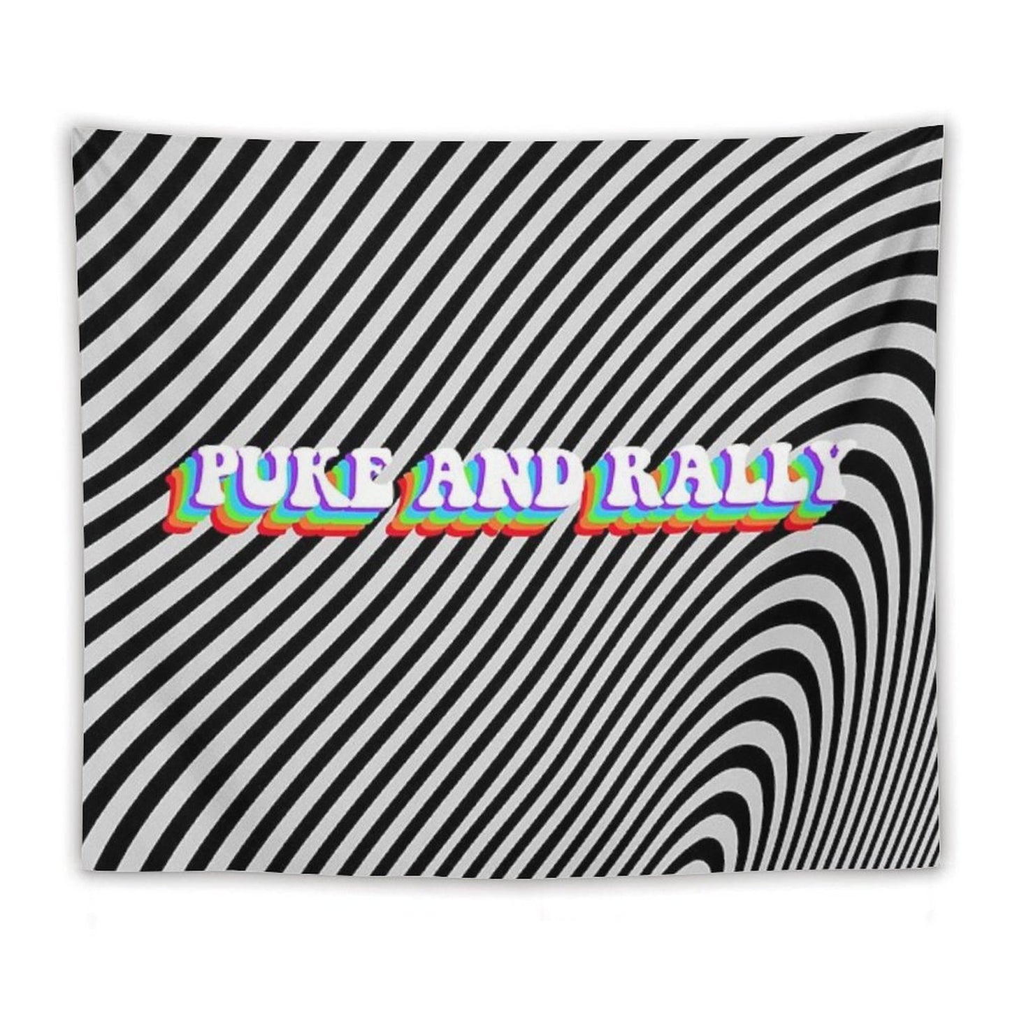 Puke And Rally Tapestry Tapestry
