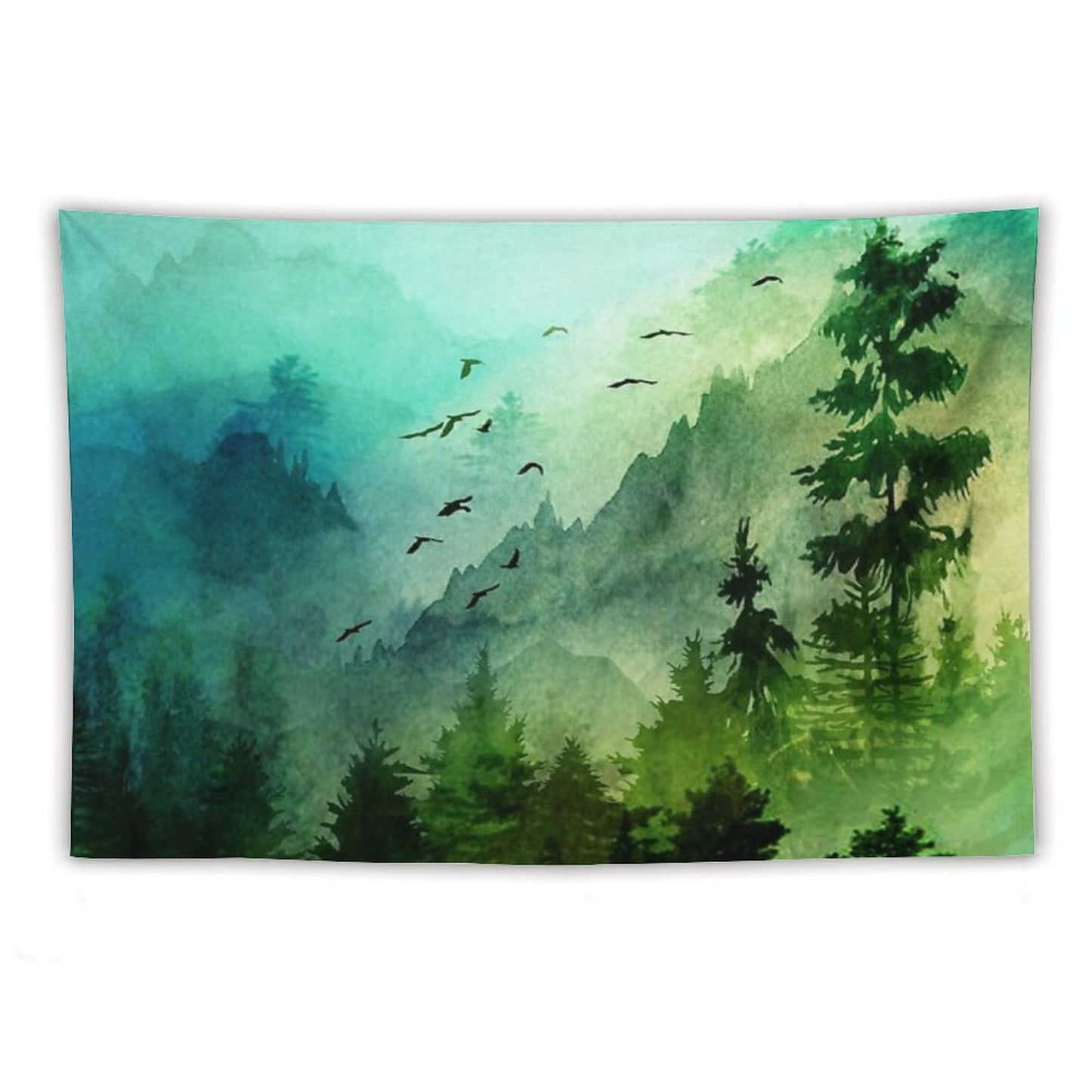 Mountain Morning Tapestry