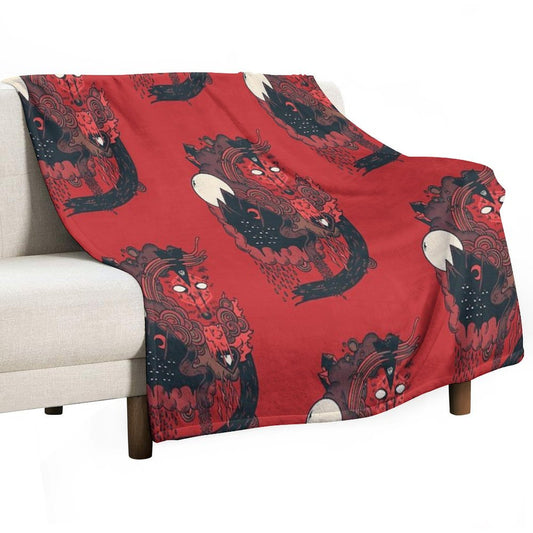 Leader of The Pack Throw Blanket