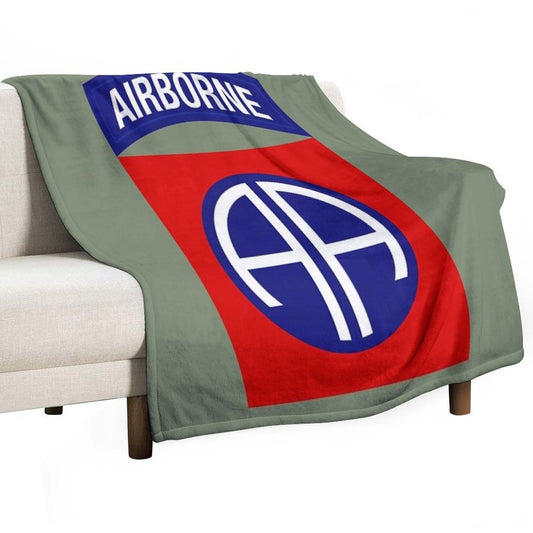 82nd Airborne Division (US Army) Throw Blanket