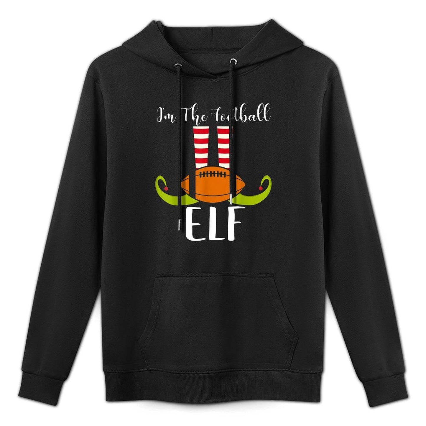 Im The Football Elf Funny Christmas Gift All-Day Comfort Hoodie