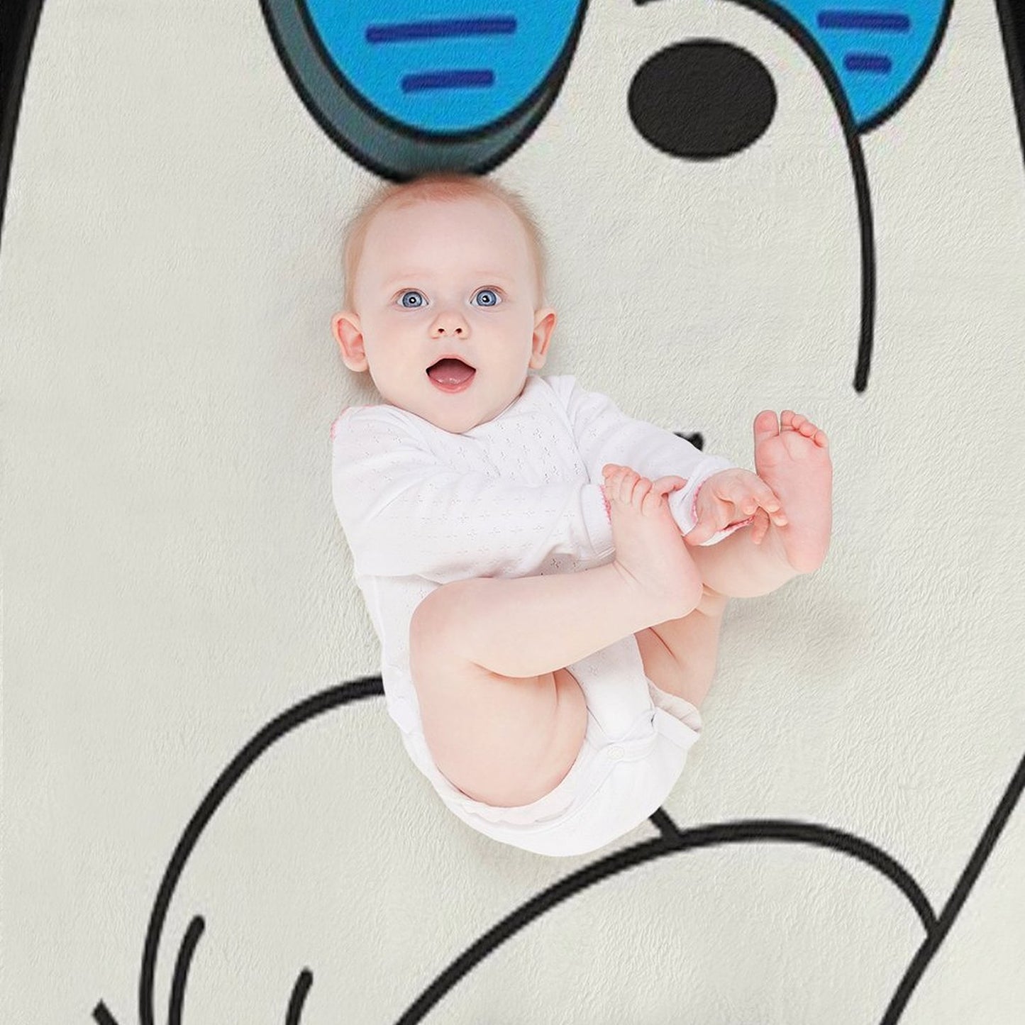 Ice Bear Throw Blanket