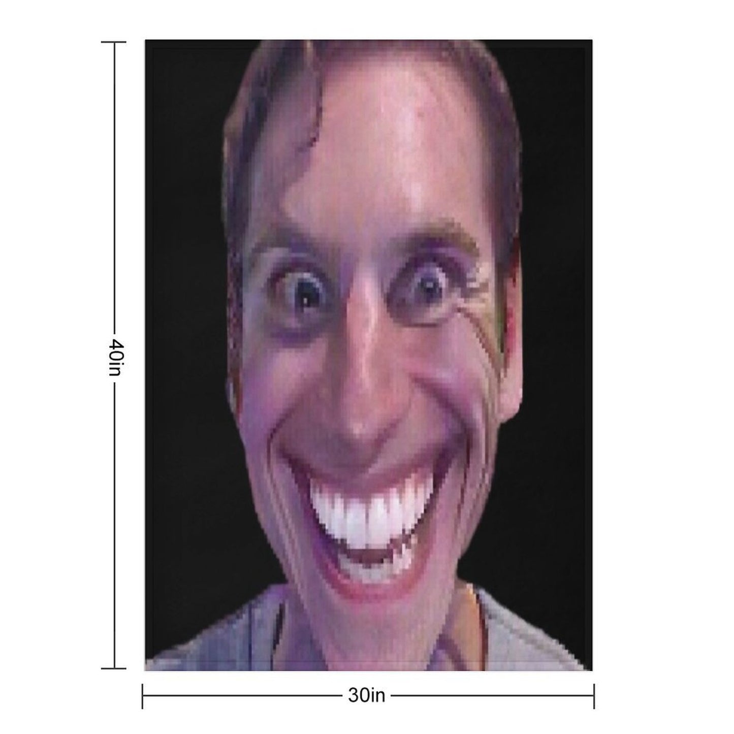 SUS OMEGASUS OMG SUSGUY FACE!!! Throw Blanket