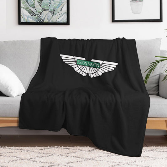 Aston Martin Logo Throw Blanket