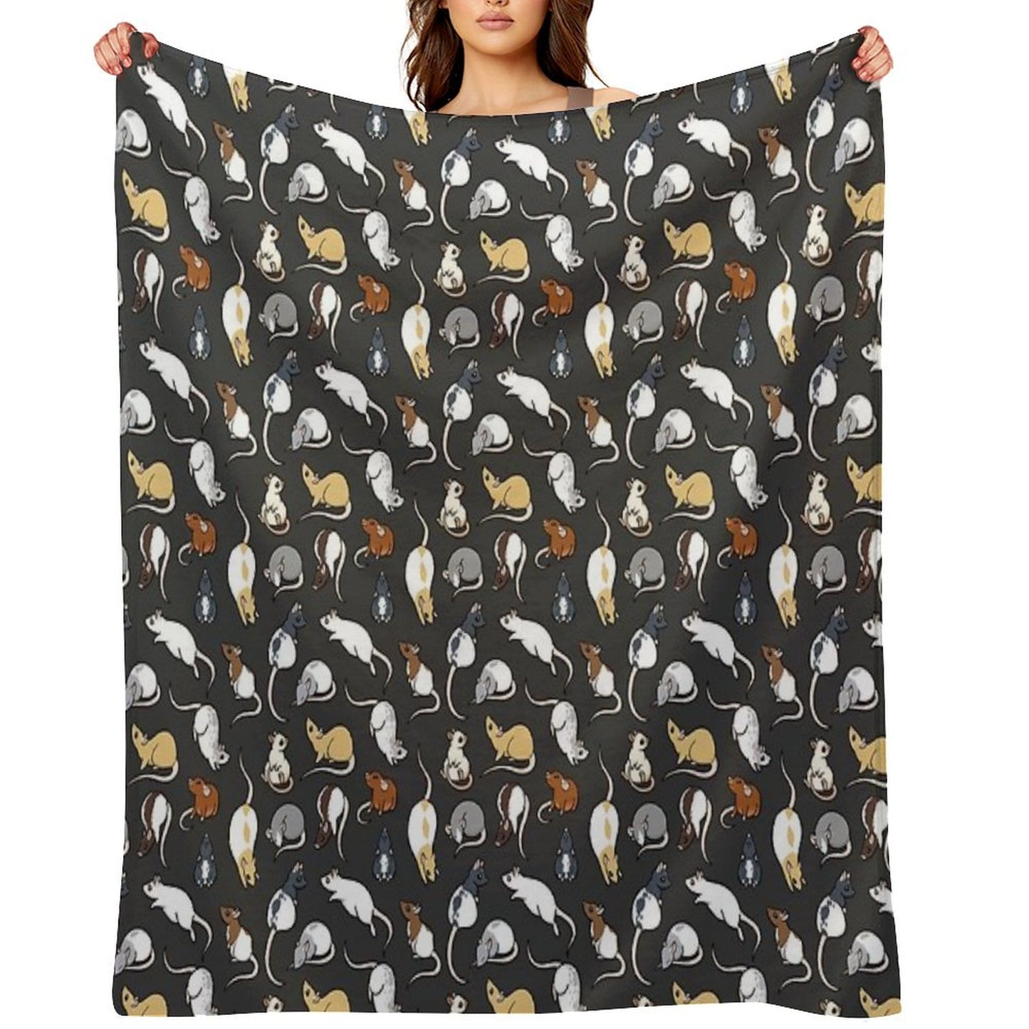 Rats Throw Blanket