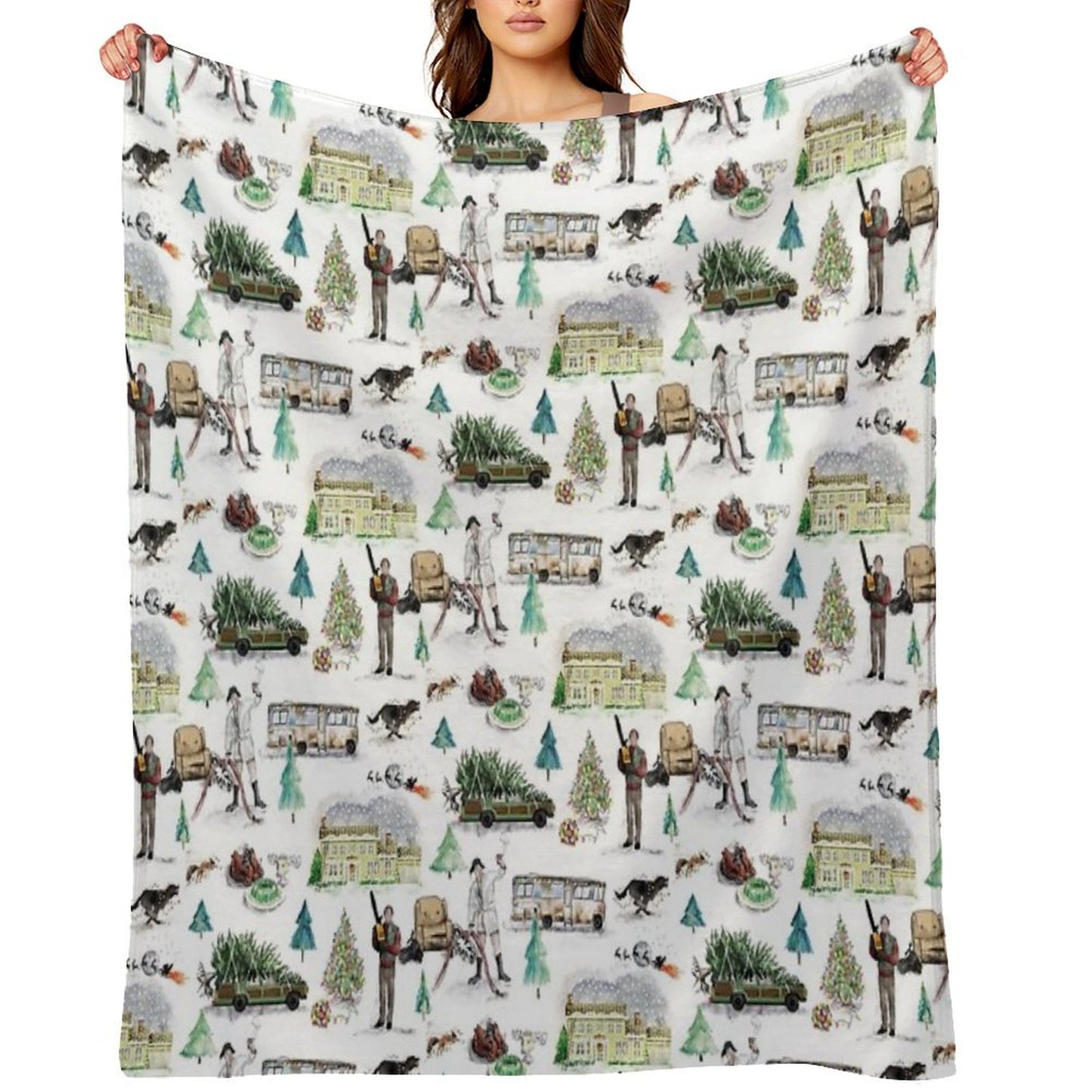 Lampoons Christmas Throw Blanket