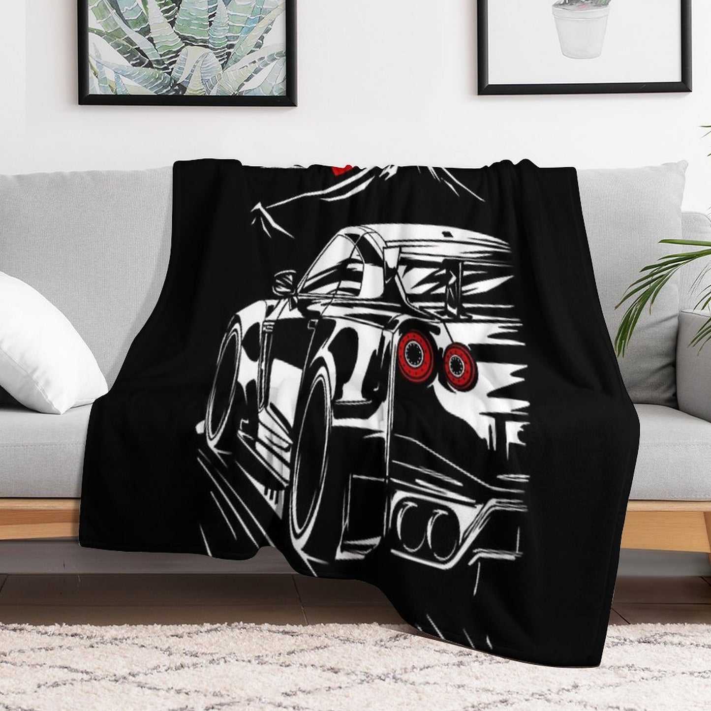 Nissan GT-R Nismo Haruna Throw Blanket