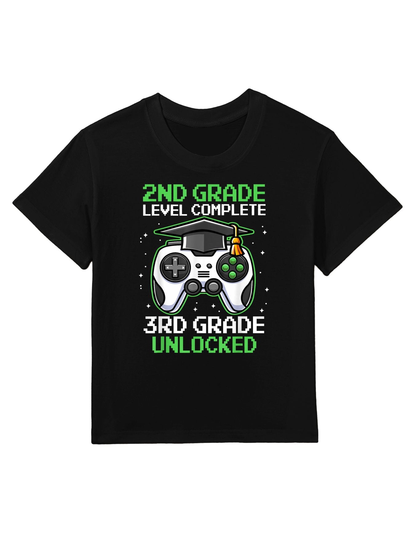 2nd Grade Graduation Gamer Level Up to 3rd Grade Kids T-Shirt
