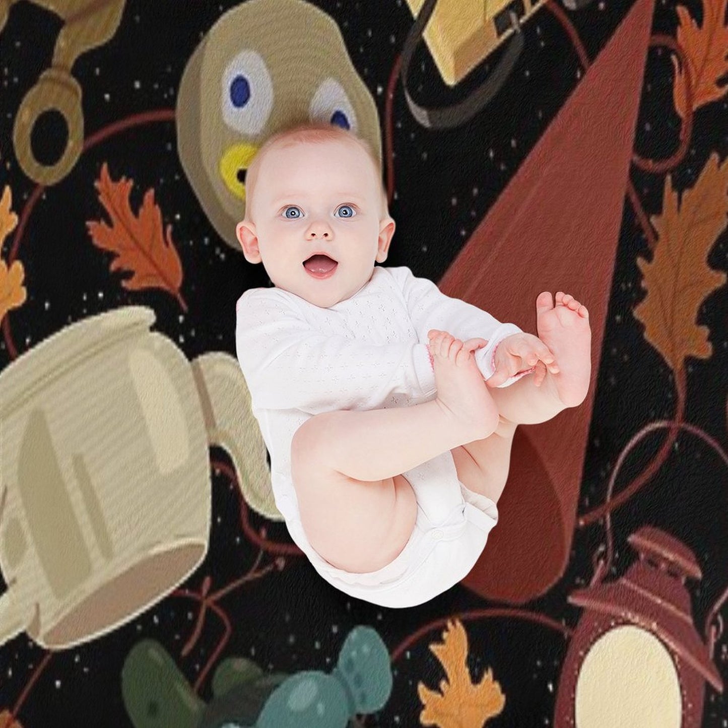 Over The Garden Wall Pattern Throw Blanket