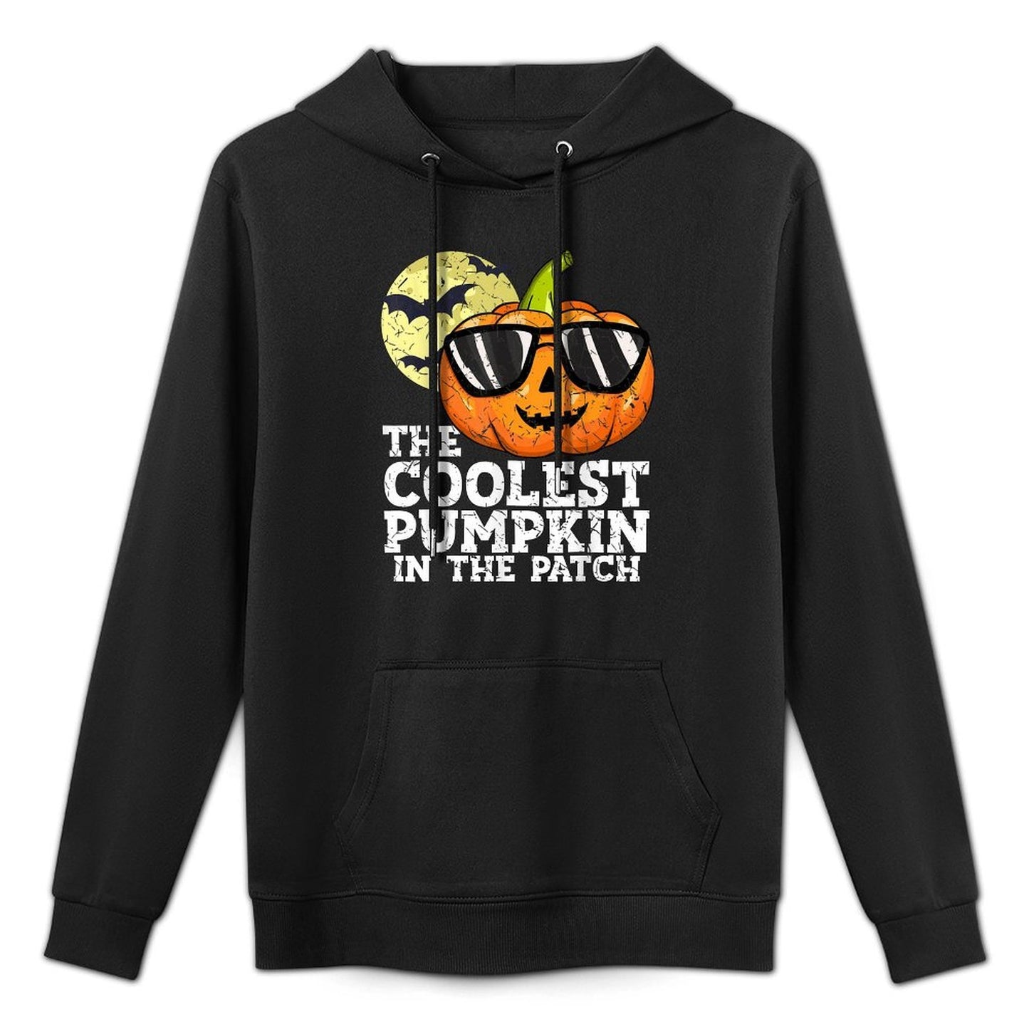 Boys Halloween Coolest Pumpkin In The Patch Toddler Kids Cotton-Polyester Blend Hoodie