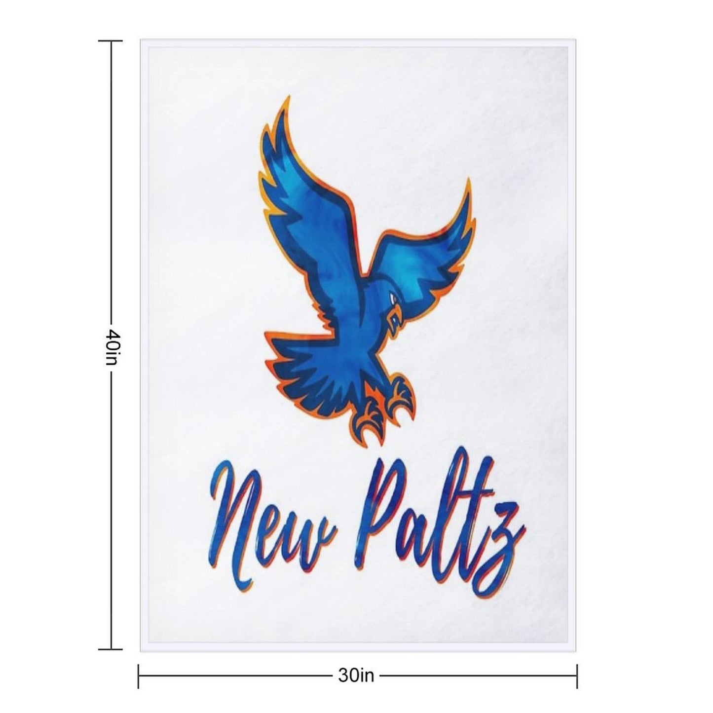 SUNY New Paltz Throw Blanket