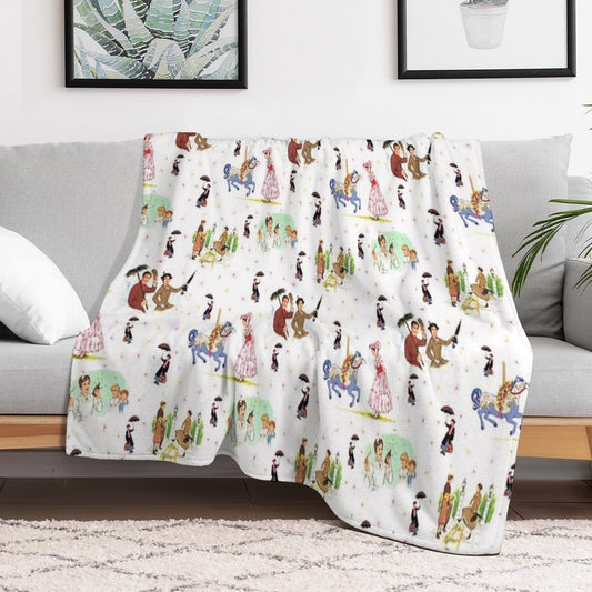 Mary Poppins IX Throw Blanket