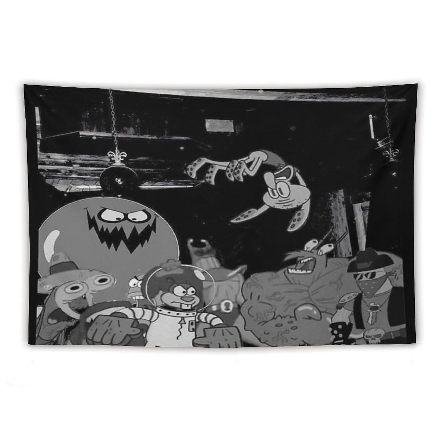 Spongebob Die Lit Cover Tapestry