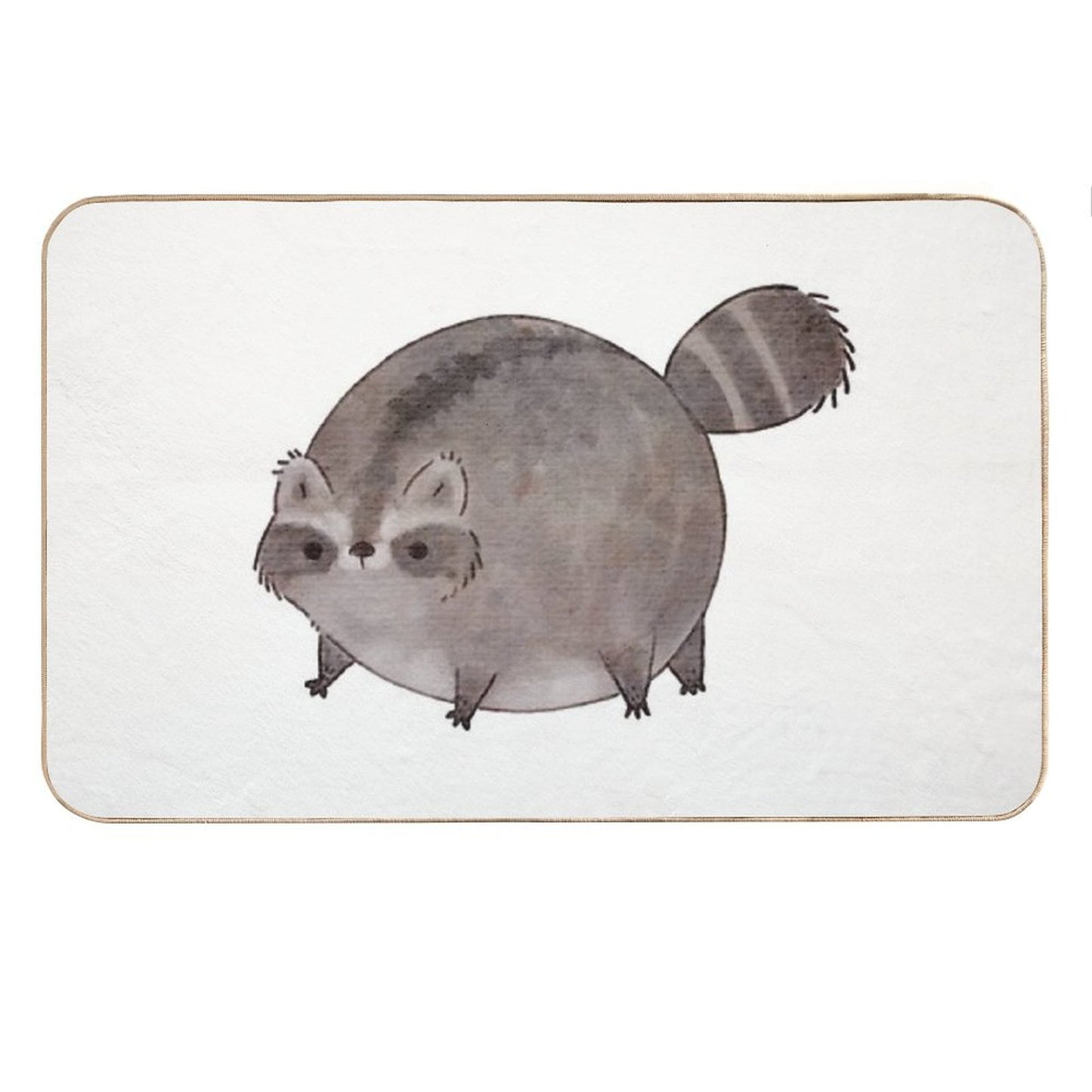 Chubby Trash Panda Bath Mat