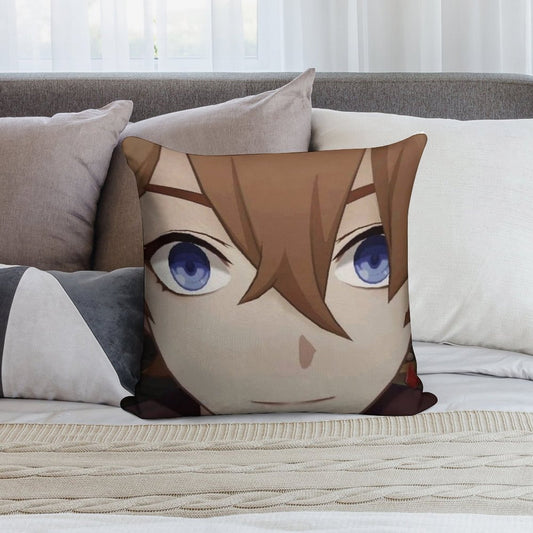 Childe Genshin Impact Soft Skin-Friendly Throw Pillow