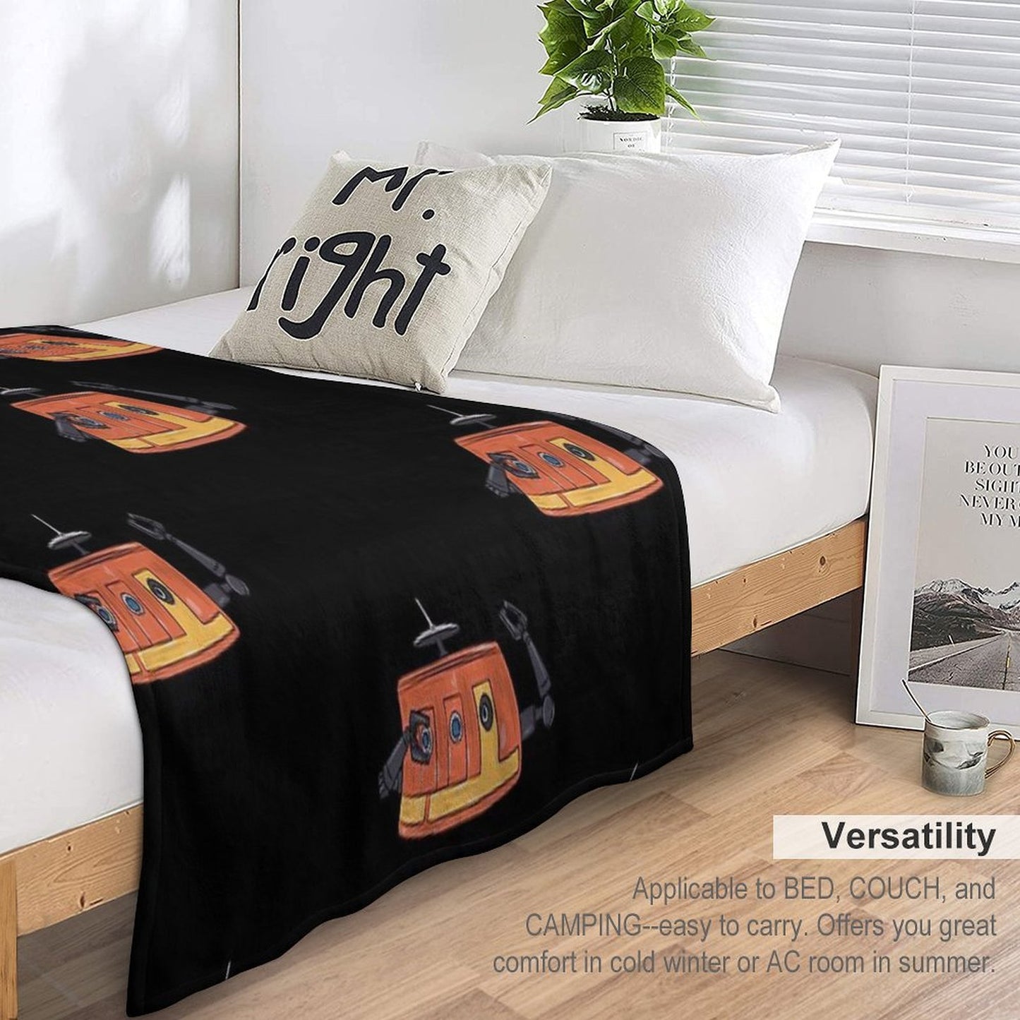 Chopper Throw Blanket