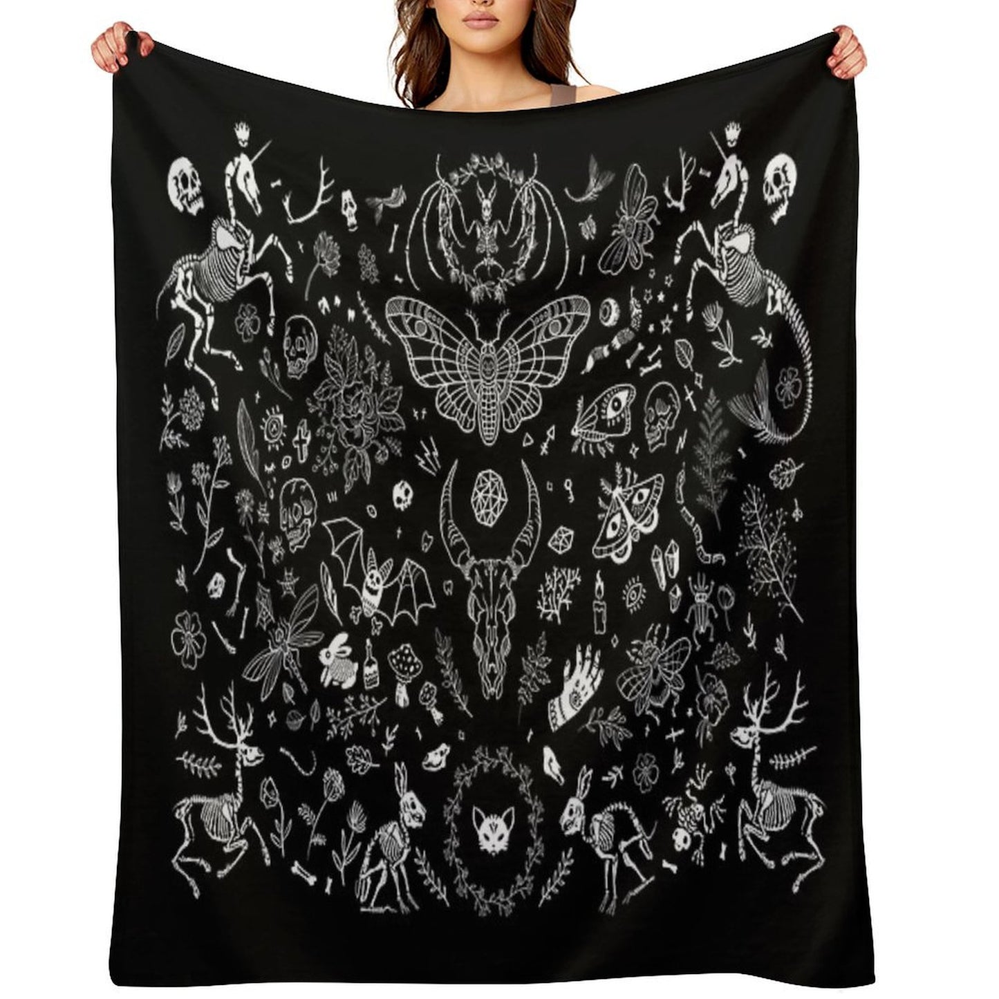 Gothic Tapestry Throw Blanket
