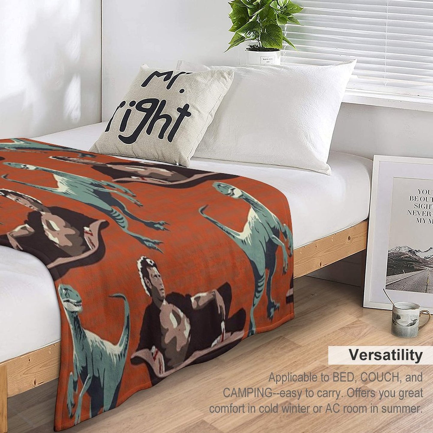 Jurassic Geniuses Throw Blanket