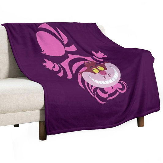 De-Su Art - Cheshire The Cat Throw Blanket