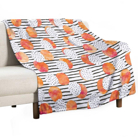 Fruity Orange Throw Blanket