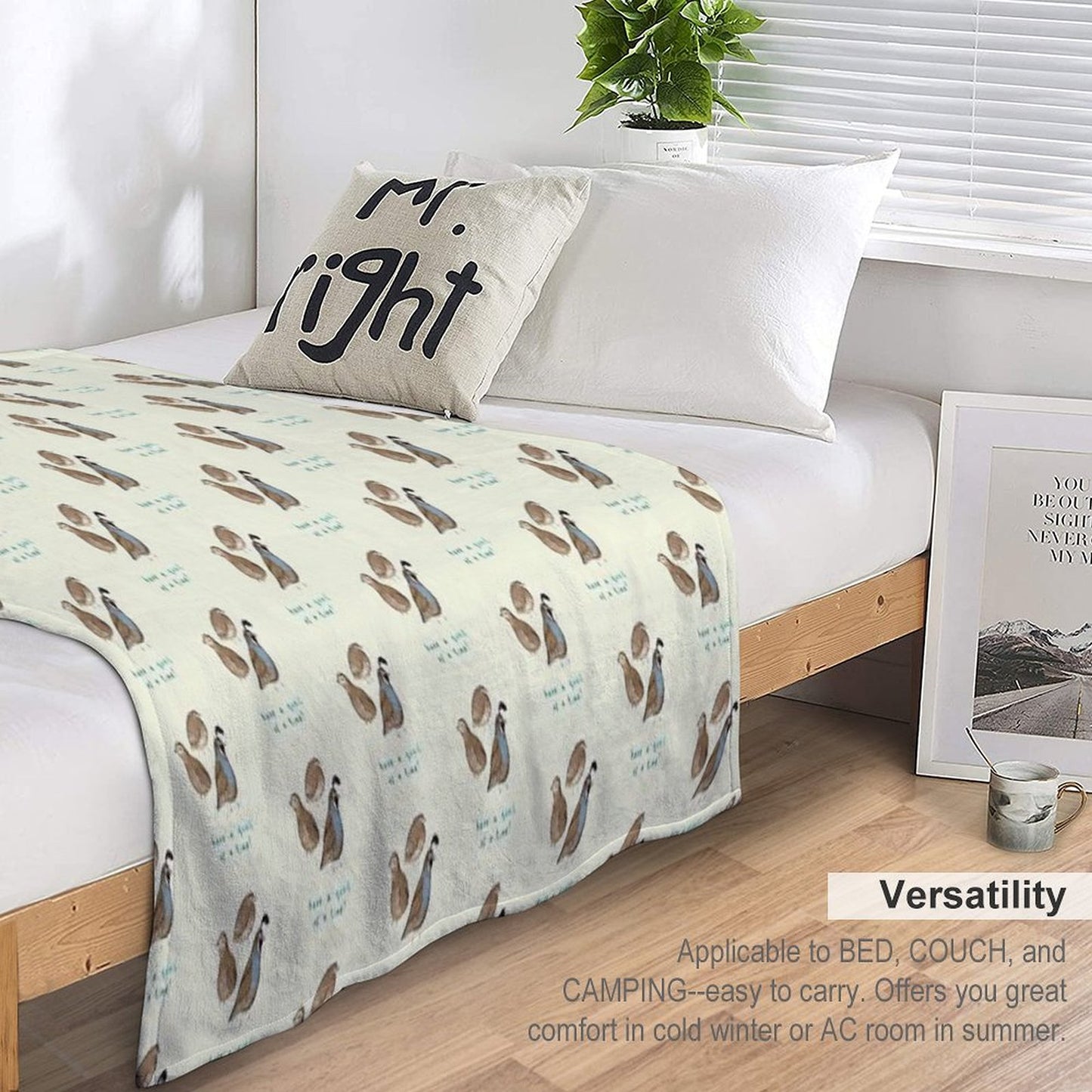 Quial of A Time Throw Blanket