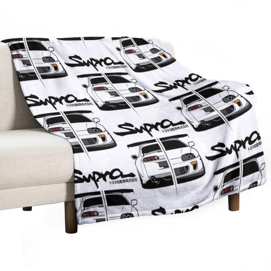 Toyota Supra MK IV - CarCorner Throw Blanket