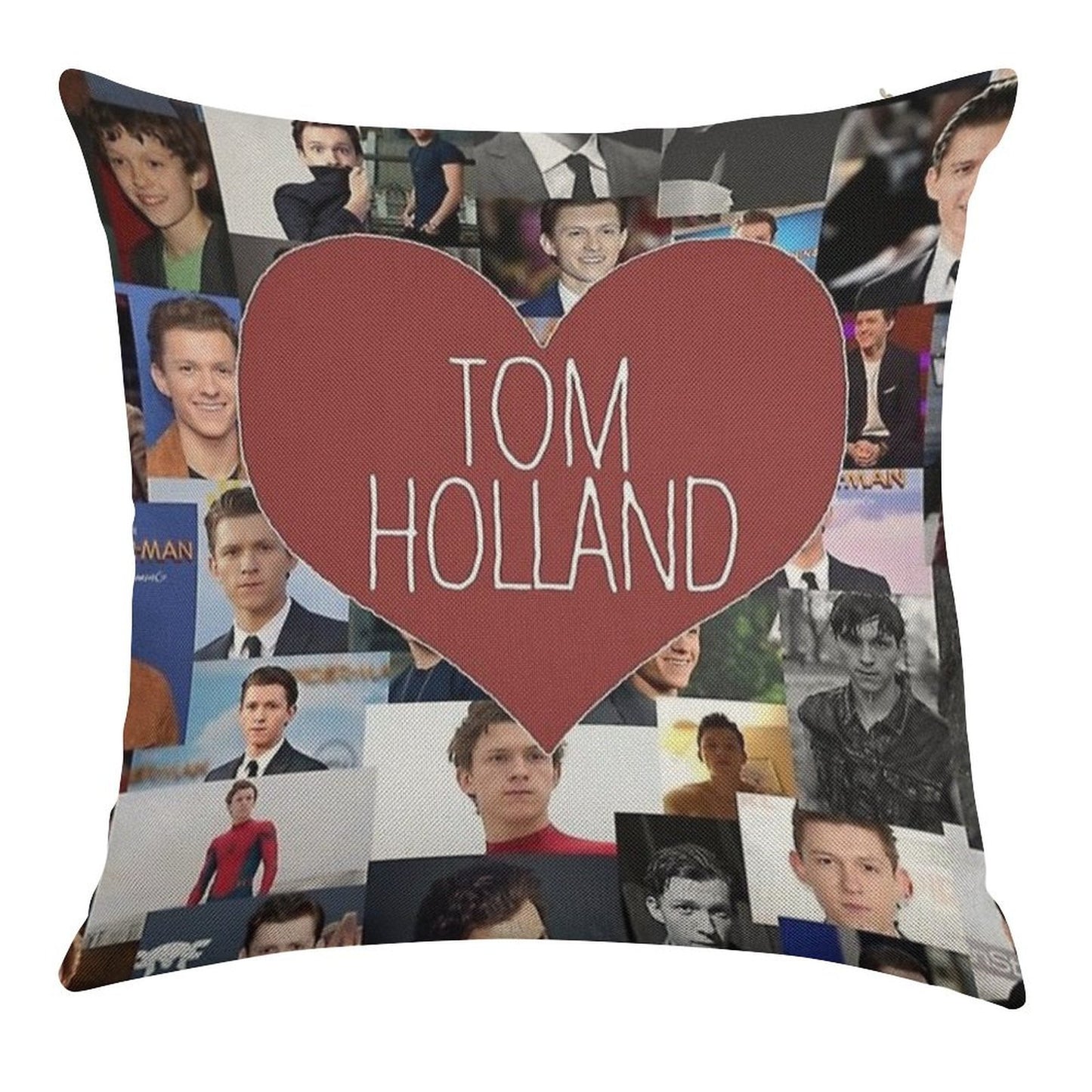Tom Holland Blanketstickers Linen Throw Pillow Cover