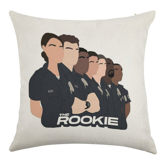 The Rookie Linen Throw Pillow Cover
