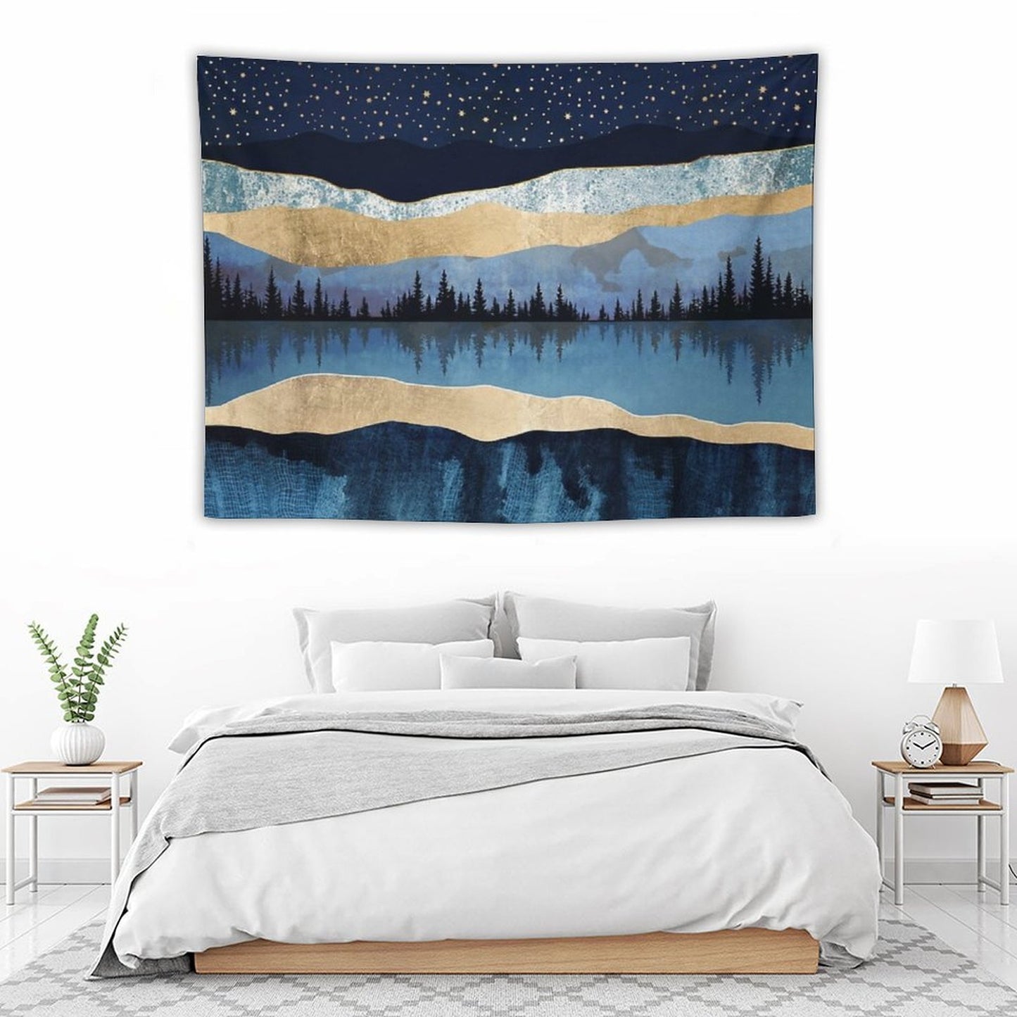 Midnight Lake Tapestry