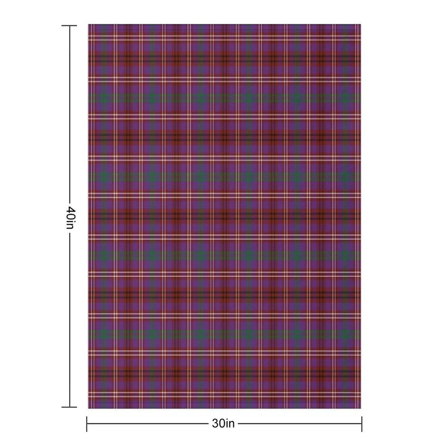 MCCALL (MacColl, McColl) Tartan ✧ Scottish Highland Clan & Family Name Tartan Throw Blanket