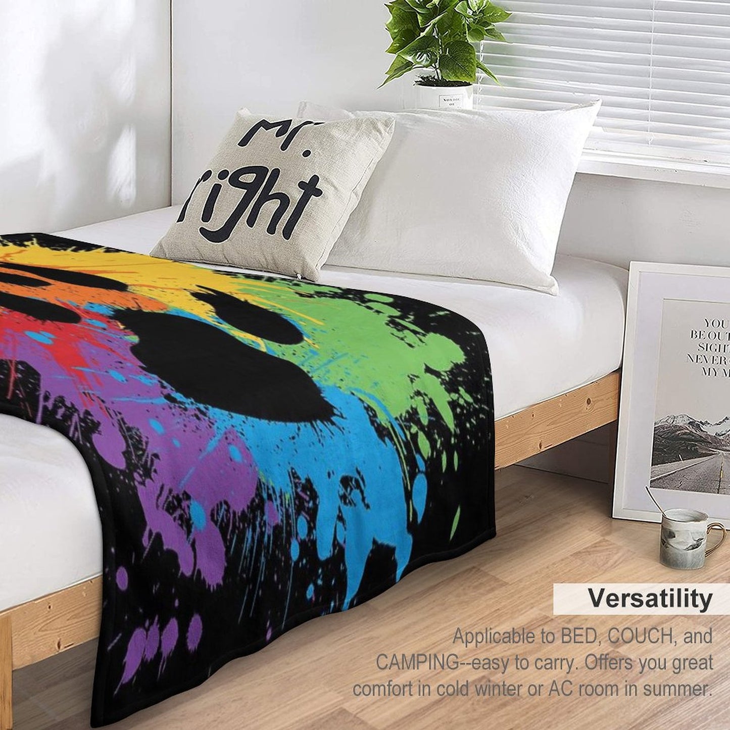 Paw Pride Dark 2019 Throw Blanket