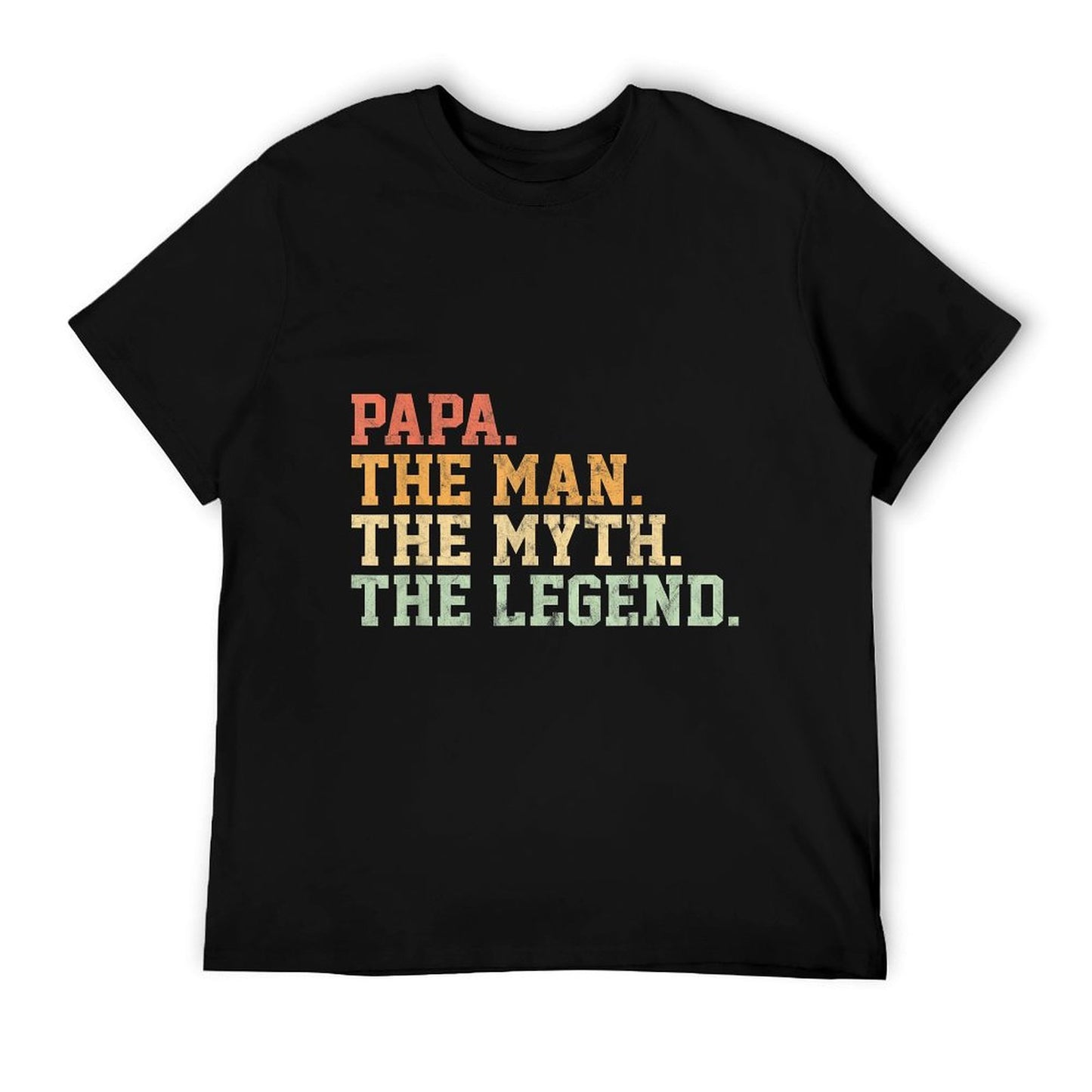 Papa Man Myth Legend Shirt For Mens Funny Father Gift T-Shirt