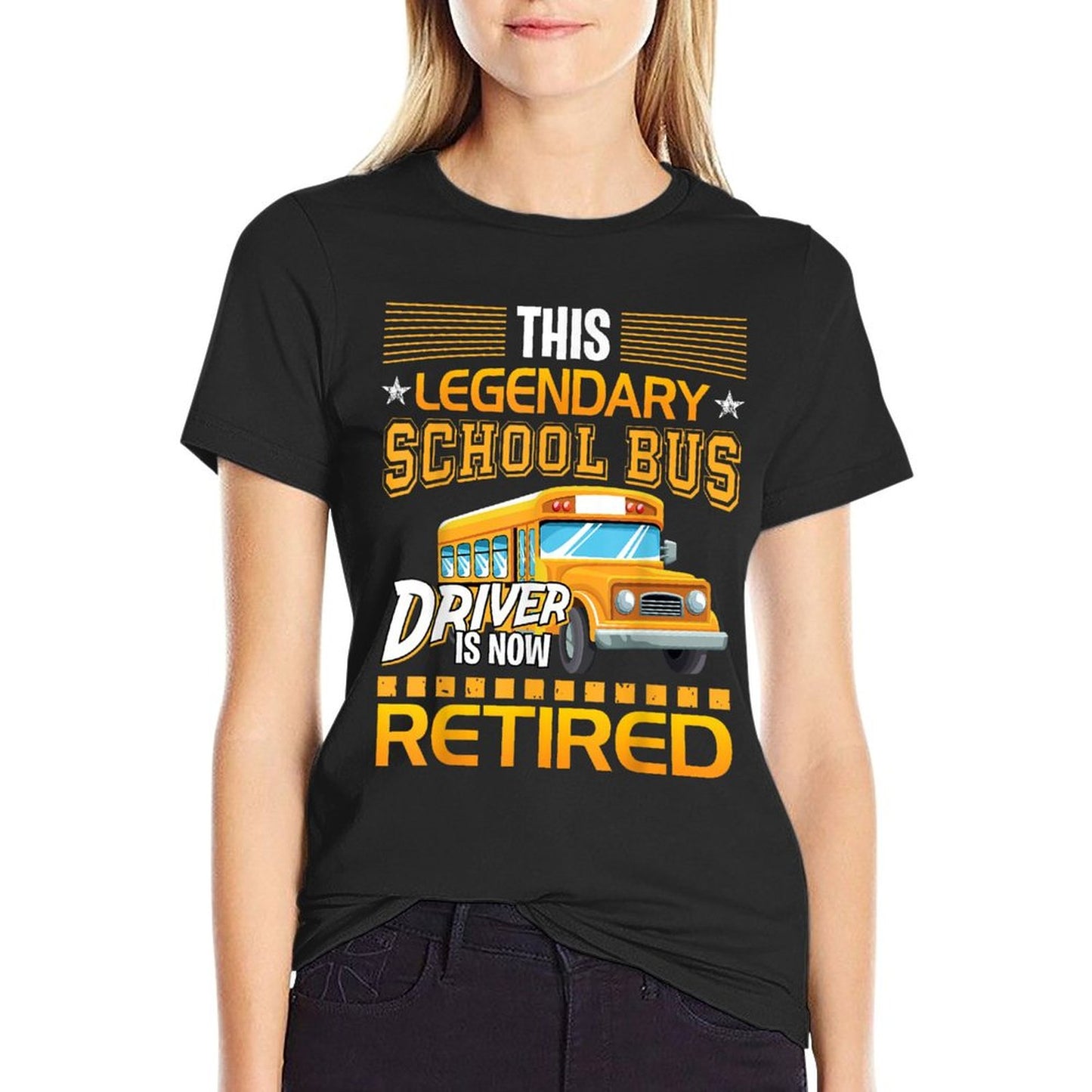 This Legendary School Bus Driver Is Now Retired T-Shirt