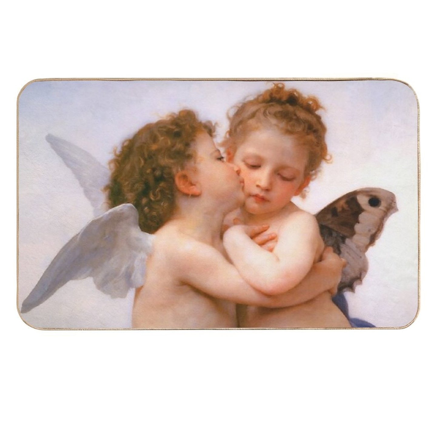 Angel Kiss Painting Toxin-Free Bath Mat