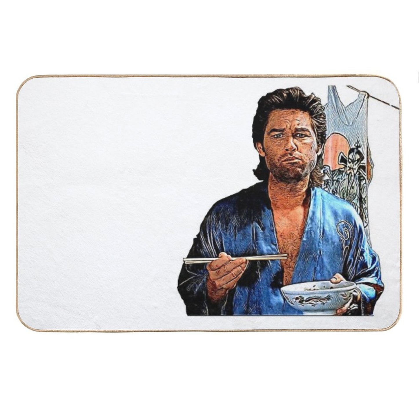 Eating Noodles Bath Mat