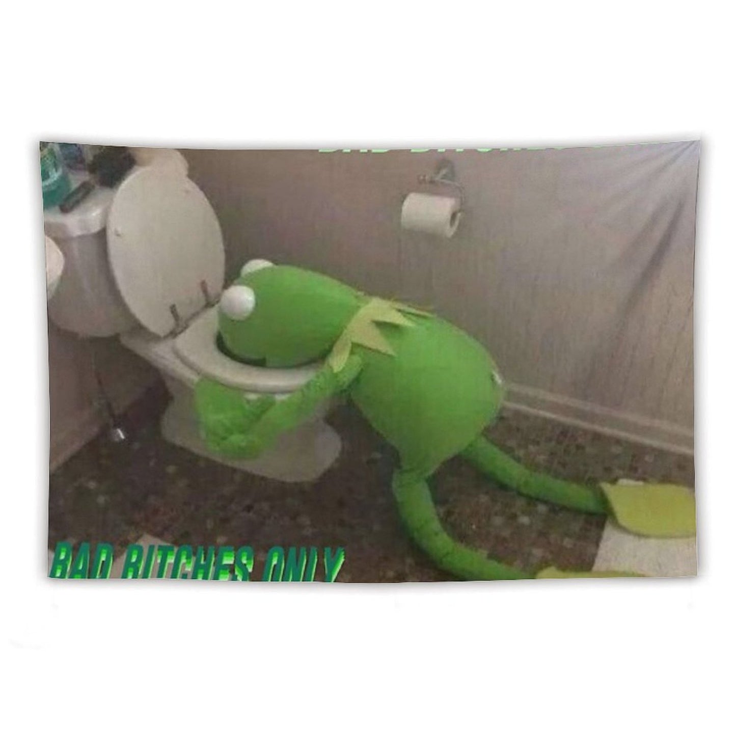 Bad B Kermit Tapestry