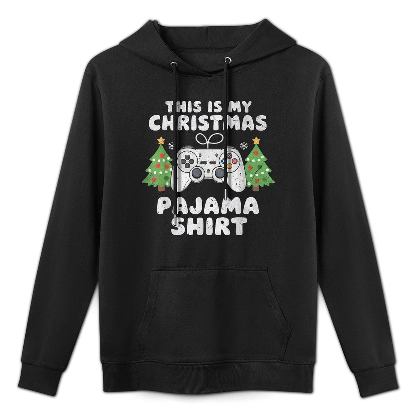 This Is My Christmas Pajama Video Game Boysn Gamer Durable Construction Hoodie