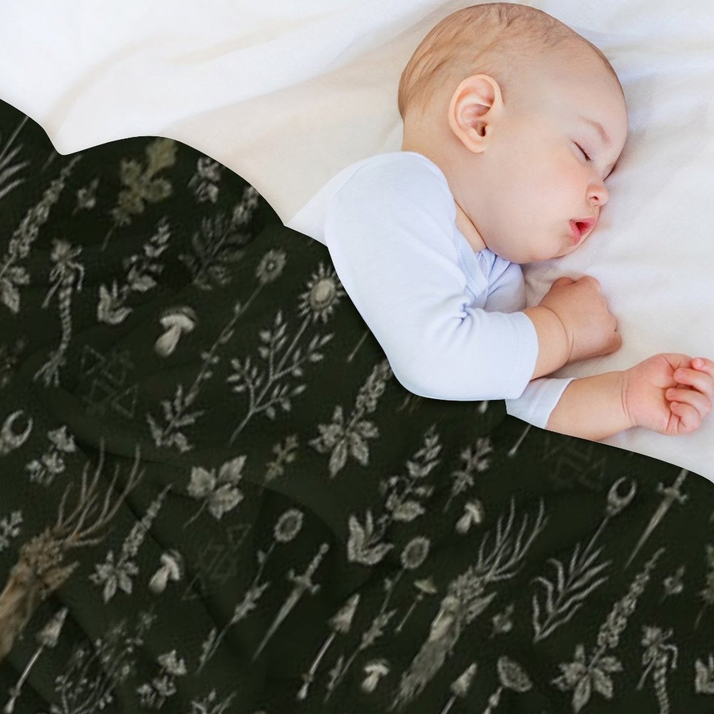 Forest And Field Guardian Throw Blanket