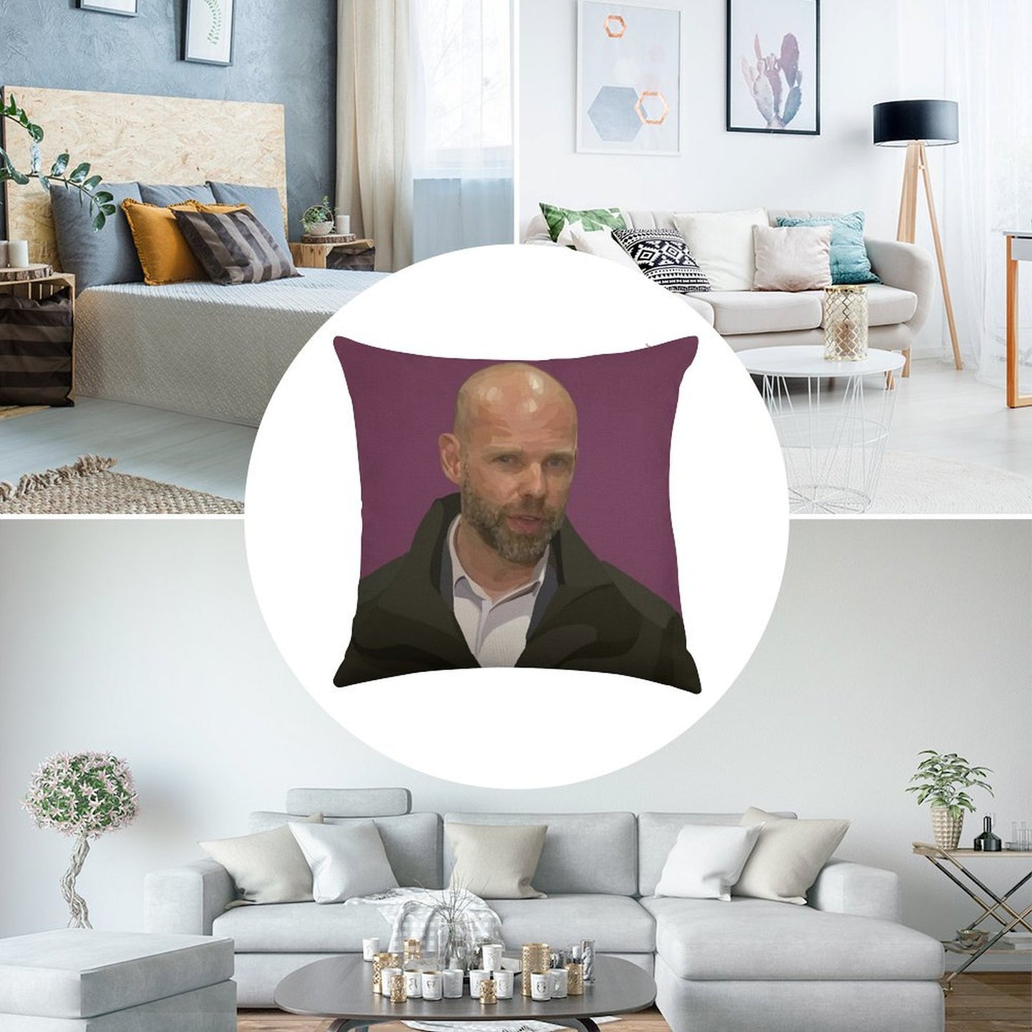 Jeroen Weimar – Victoria’s Commander of The Pandemic Response Linen Throw Pillow Cover